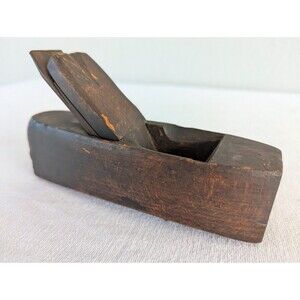 Vintage Antique Ohio Tool Co. No. 3 Coffin Smooth Wood Plane & Steel Blade
